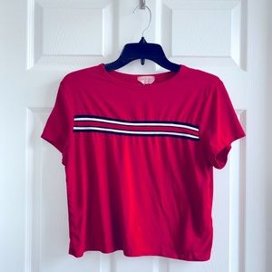 Red Crop Top